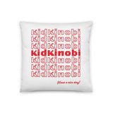 The KidKinobi Basic Pillow - Have a nice day!