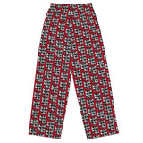 The KidKinobi All-over Face Print Unisex Wide-leg Pants