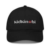 The KidKinobi Embroidered Organic Cotton Logo Face Hat