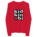 The KidKinobi YOUTH Stacked Face Long Sleeve Tee